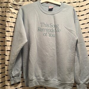 Lonely Ghost “this song reminds me of you” crewneck